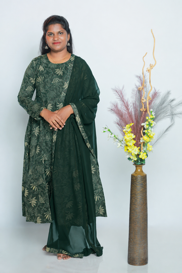 Cotton anarkali