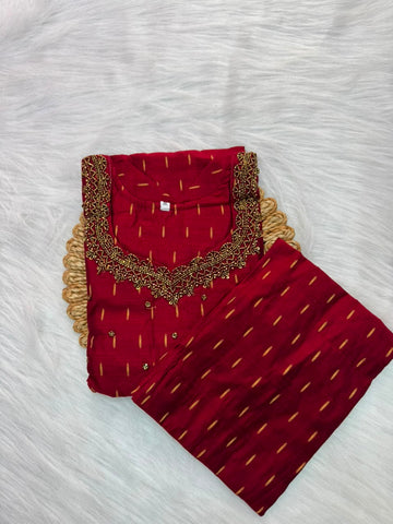 JWEL NECK CO-ORD SET