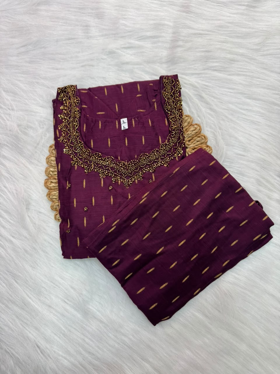 JWEL NECK CO-ORD SET