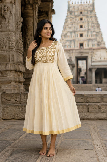 Onam Handwork Kurti